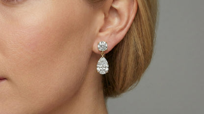 Teardrop  Earrings - 18K Gold Plated