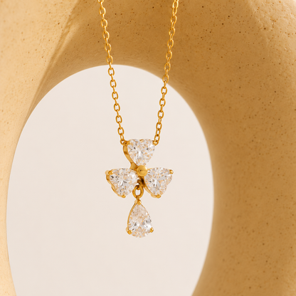 Aurelia Bloom Necklace - 18K Gold Plated