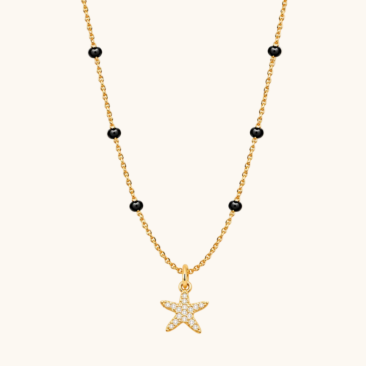 Starfish Mangalsutra - 18k Gold Plated Anti Tarnish jewellery