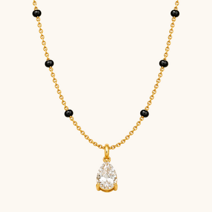 Crystal Drop Mangalsutra - 18k Gold Plated Anti Tarnish jewellery