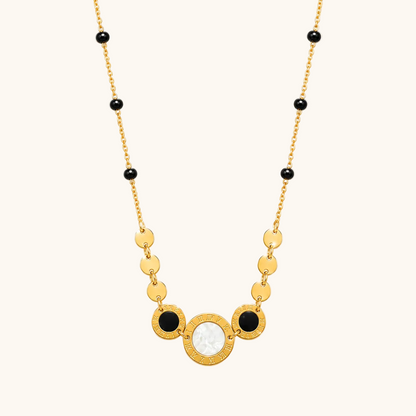 Celeste Onyx Mangalsutra - 18k Gold Plated Anti Tarnish jewellery