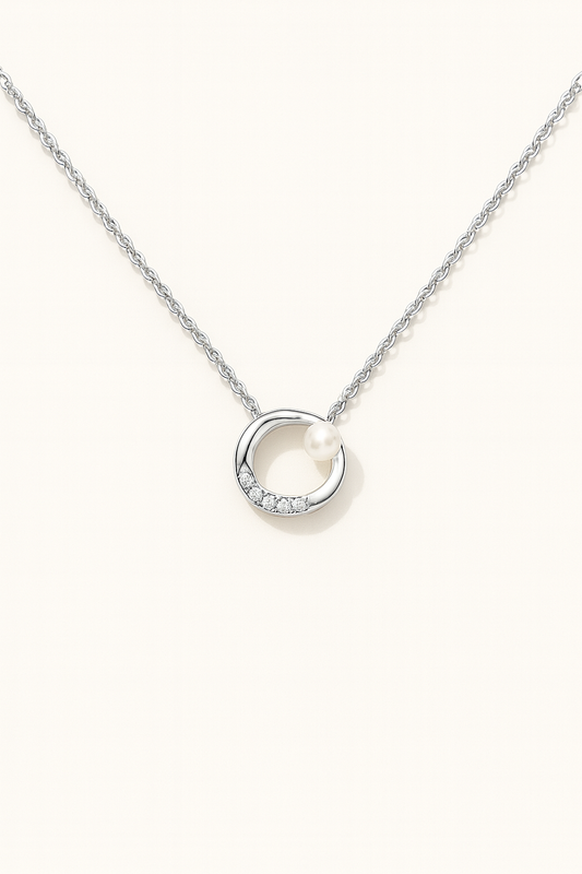 Astra Pearl Pendant - 925 Sterling silver