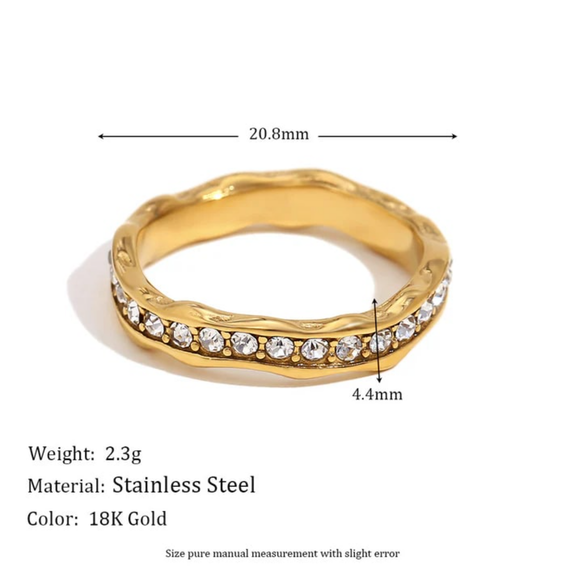 Buy Eduzo Ring - 18K Gold Plated online jewellery