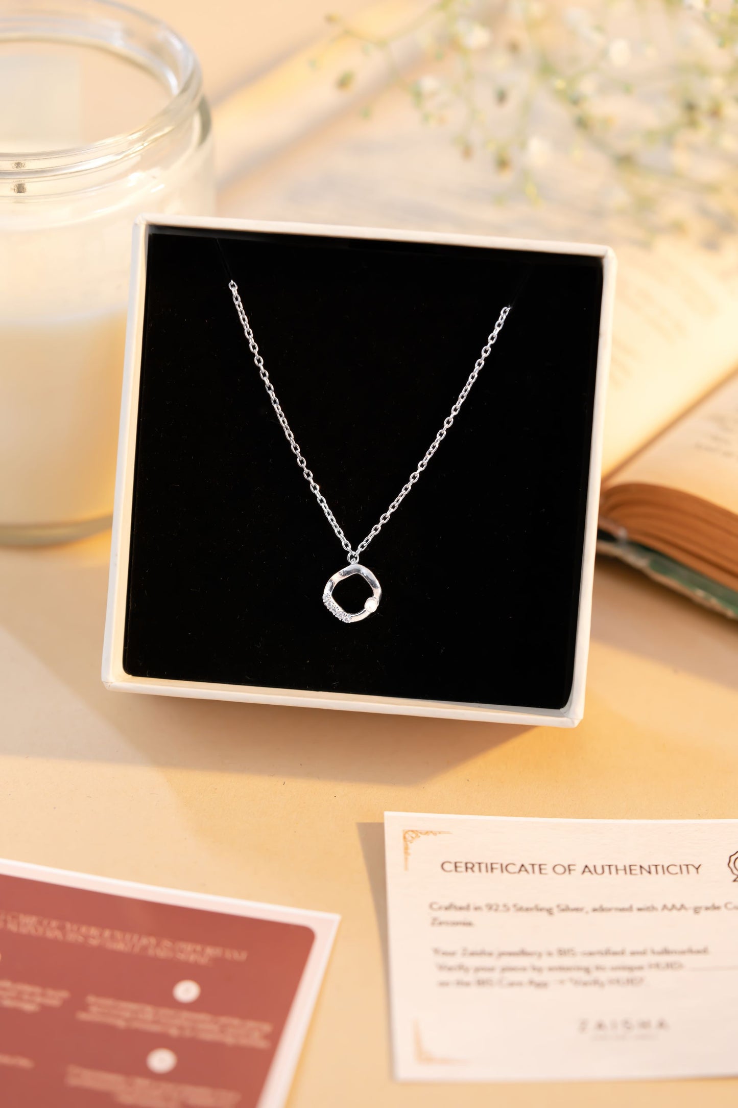 Astra Pearl Pendant - 925 Sterling silver