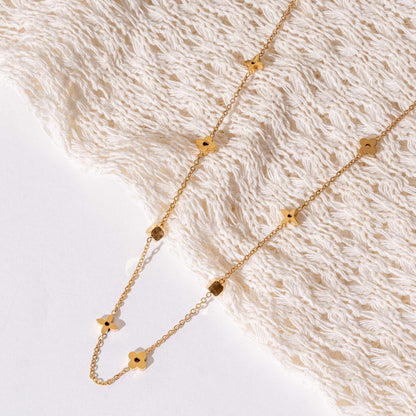 Minimal Mixi Necklace - 18K Gold Plated