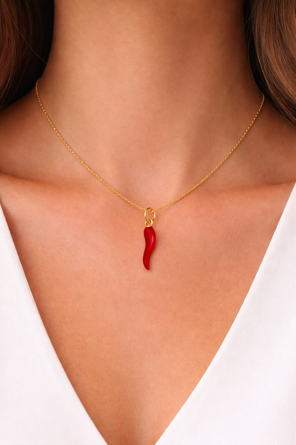 Sizzle Pendant – 18K Gold Plated