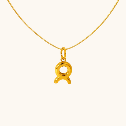 Taurus Zodiac Pendant  – 18K Gold Plated