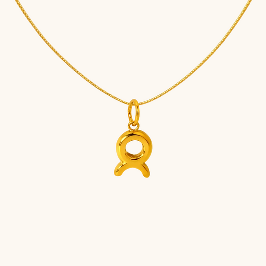 Taurus Zodiac Pendant  – 18K Gold Plated