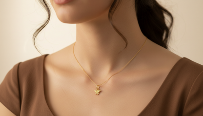 Little Fairy Pendant  – 18K Gold Plated