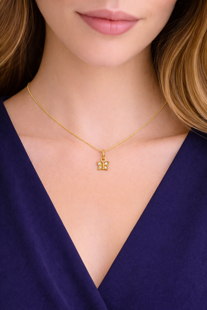 Little Flutter Pendant  – 18K Gold Plated