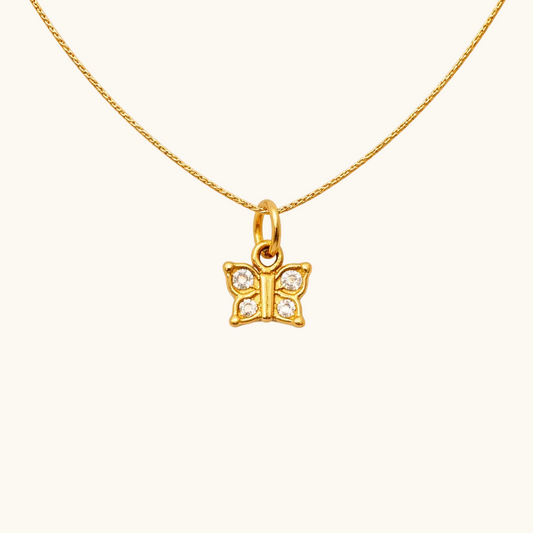 Little Flutter Pendant  – 18K Gold Plated