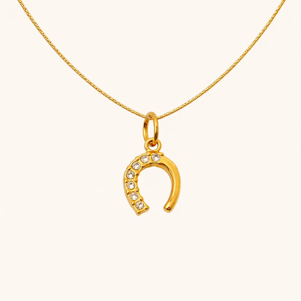 Lucky Arc Pendant  – 18K Gold Plated