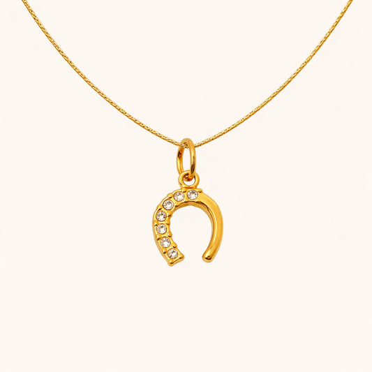 Lucky Arc Pendant  – 18K Gold Plated