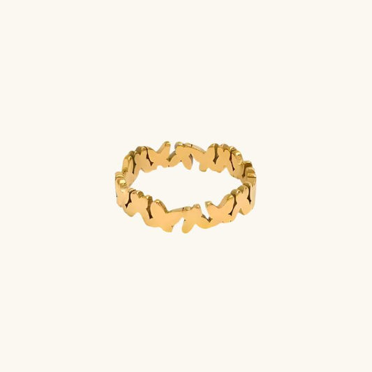 Buy Gleam Ring - 18K Gold Plated online jewellery
