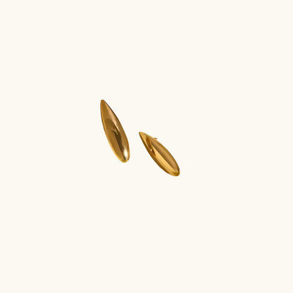 Long Tear Drop Earrings - 18K Gold Plated