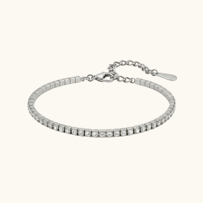 LumiLink Tennis Bracelet  - Silver Plated