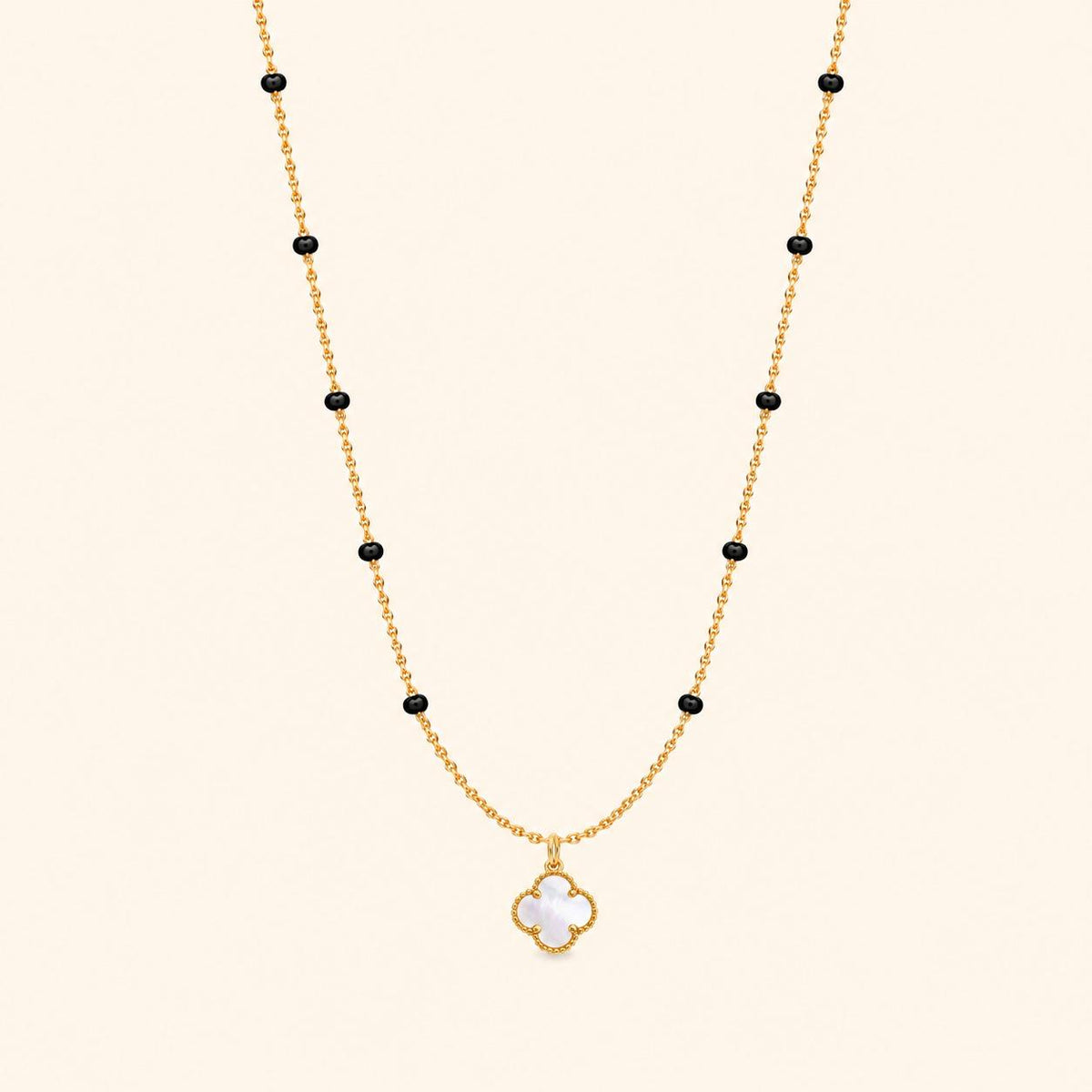 Clover Mangalsutra - 18k Gold Plated Anti Tarnish jewellery
