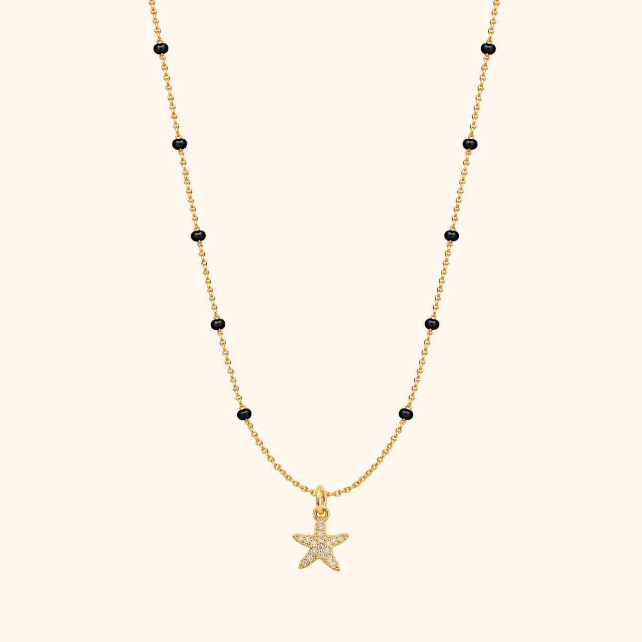 Starfish Mangalsutra - 18k Gold Plated