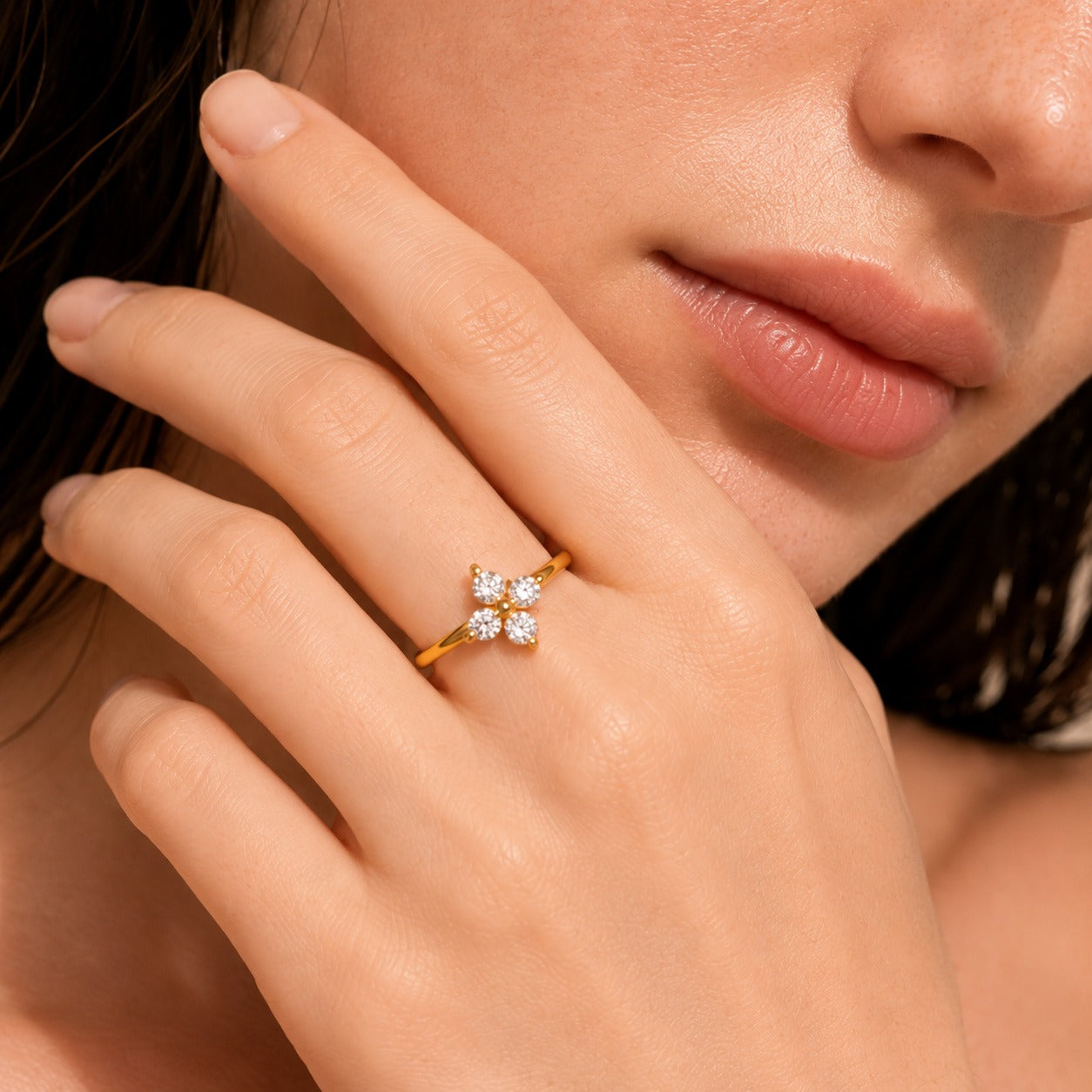 Floret Ring - 18k Gold  Plated