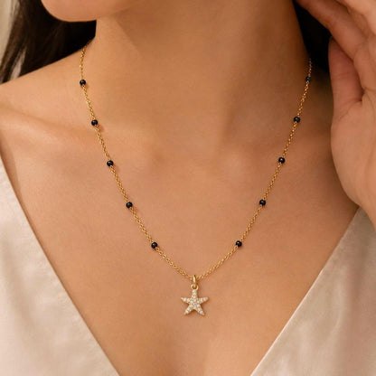 Starfish Mangalsutra - 18k Gold Plated