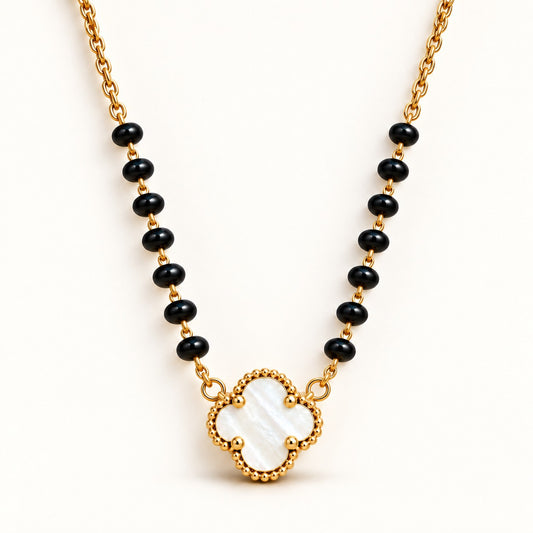 Clover Muse Mangalsutra - 18K Gold Plated