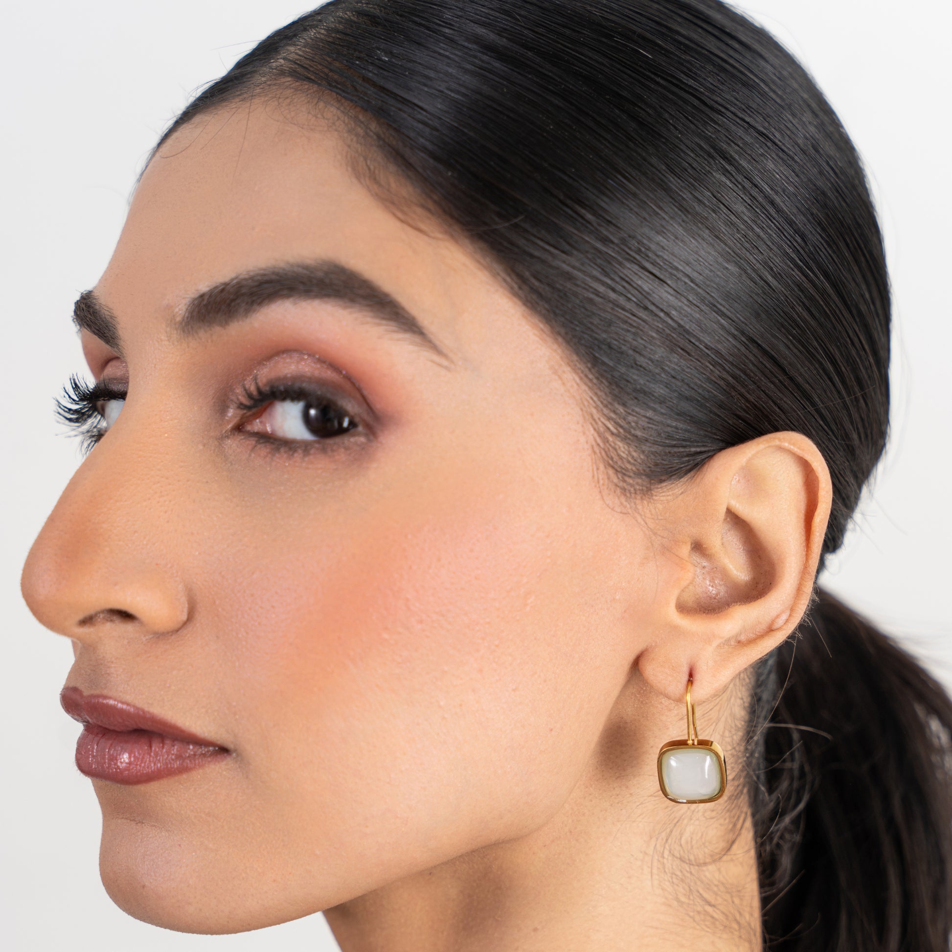 Buy Jade Vintage Earrings - 18K Gold Plated online jewellery