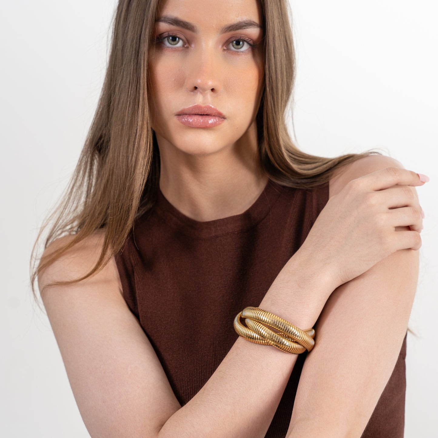 Misterio Layered Bracelet (3 layers) - 18K Gold Plated