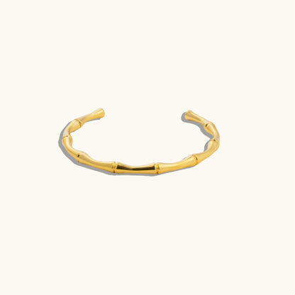 Sleek Cuff Bangle Bracelet - 18K Gold Plated