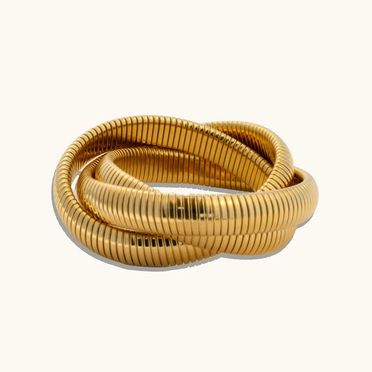 Misterio Layered Bracelet (3 layers) - 18K Gold Plated