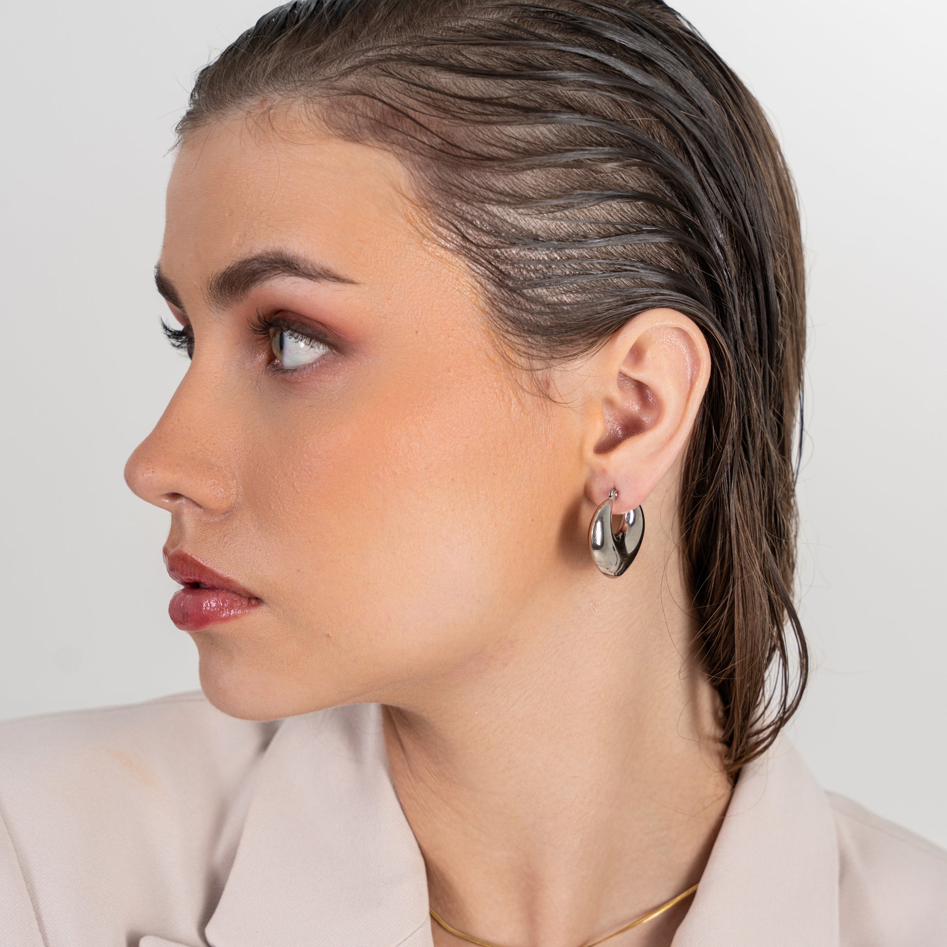 Buy Show Stopper Hoops Earrings - 18K Gold Plated online jewellery