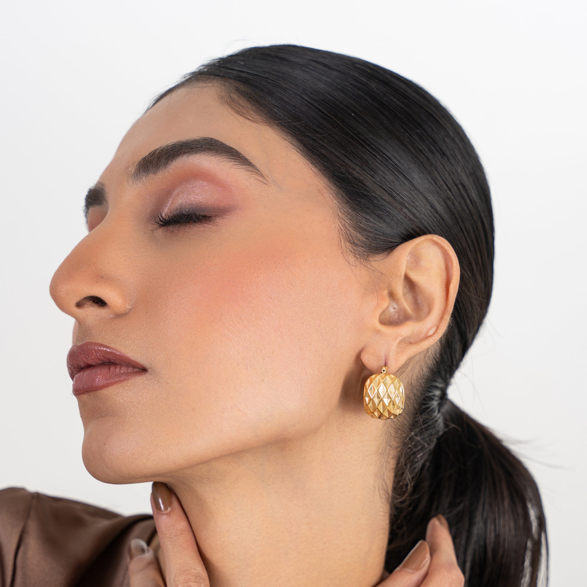 Buy Classic Eleganza Hoop Earrings - 18K Gold Plated online jewellery