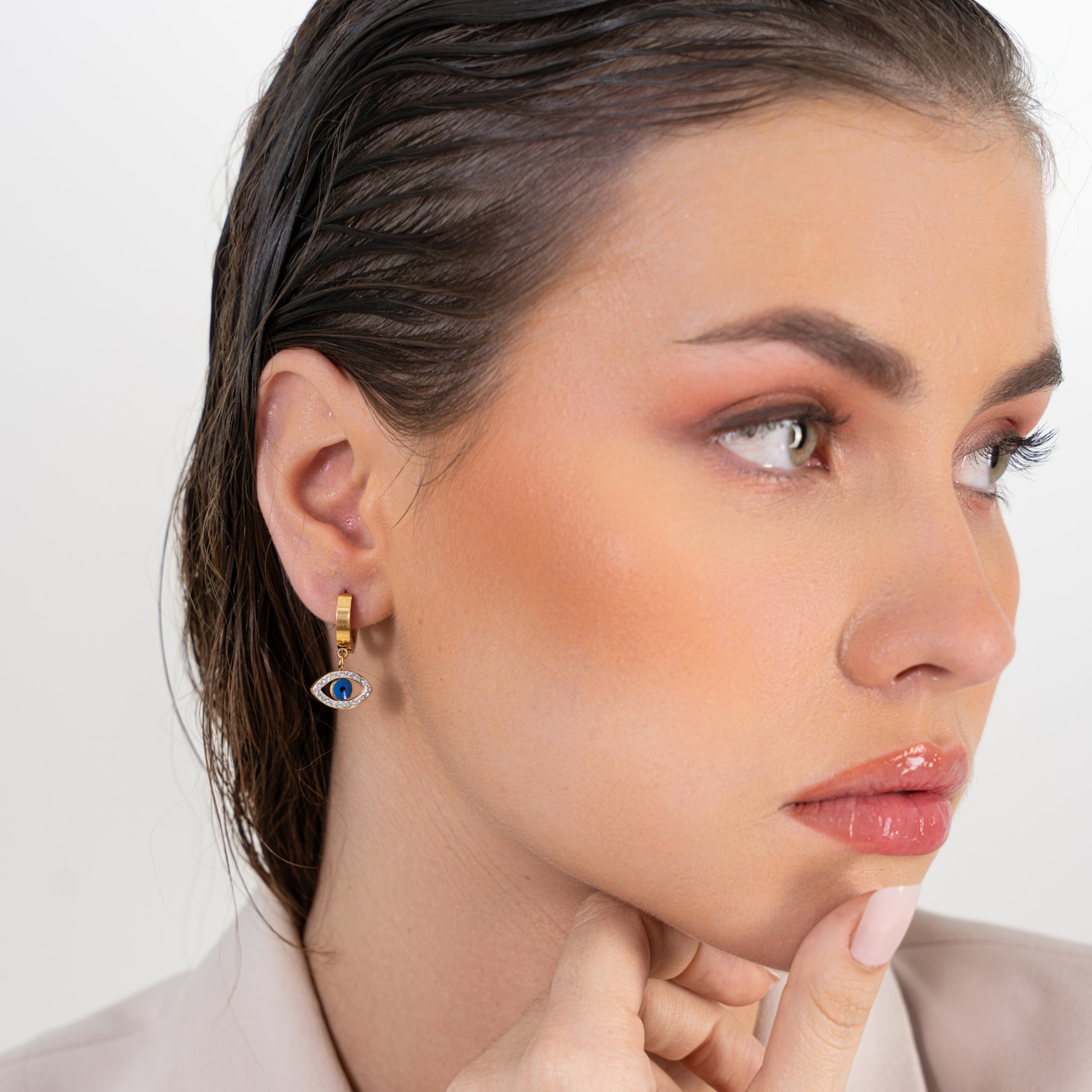 Buy Timeless Evil Eye Earrings online jewellery