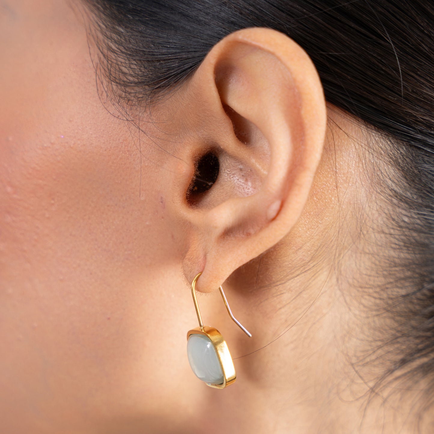 Buy Jade Vintage Earrings - 18K Gold Plated online jewellery