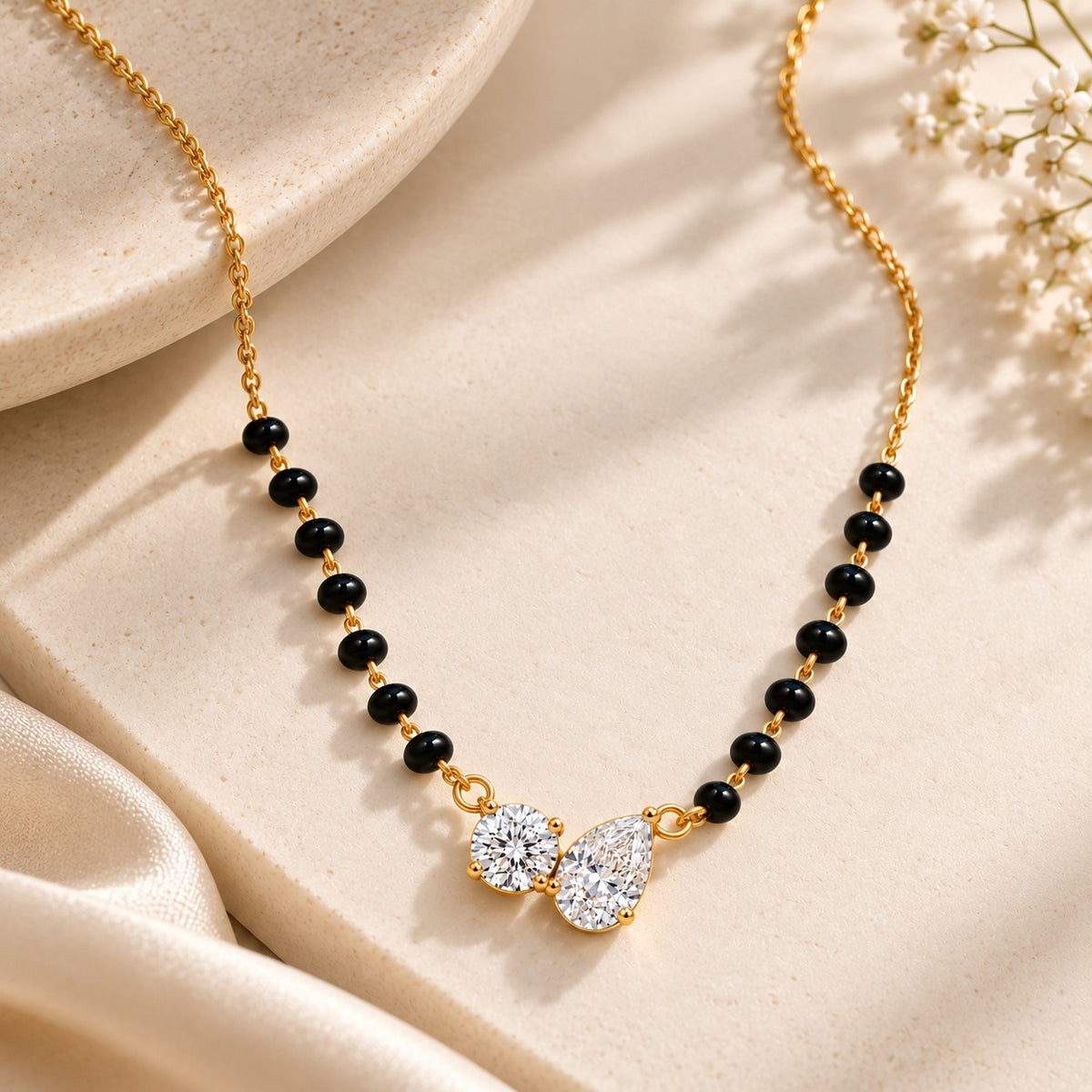Noor Mangalsutra - 18K Gold Plated