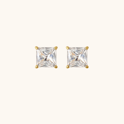 Orbit Stud Earrings - 18K Gold Plated