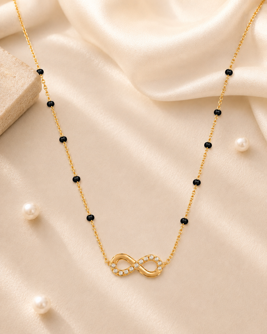 Infinity Mangalsutra - 18K Gold Plated Anti Tarnish jewellery