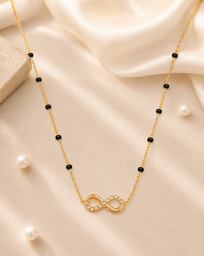 Infinity Mangalsutra - 18K Gold Plated Anti Tarnish jewellery