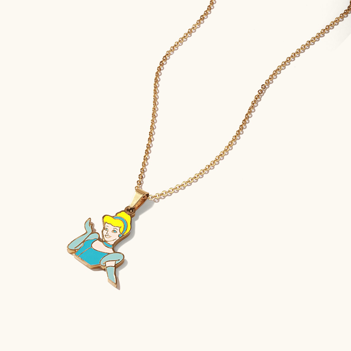 Cinderalla Chain Necklace - 18K Gold Plated