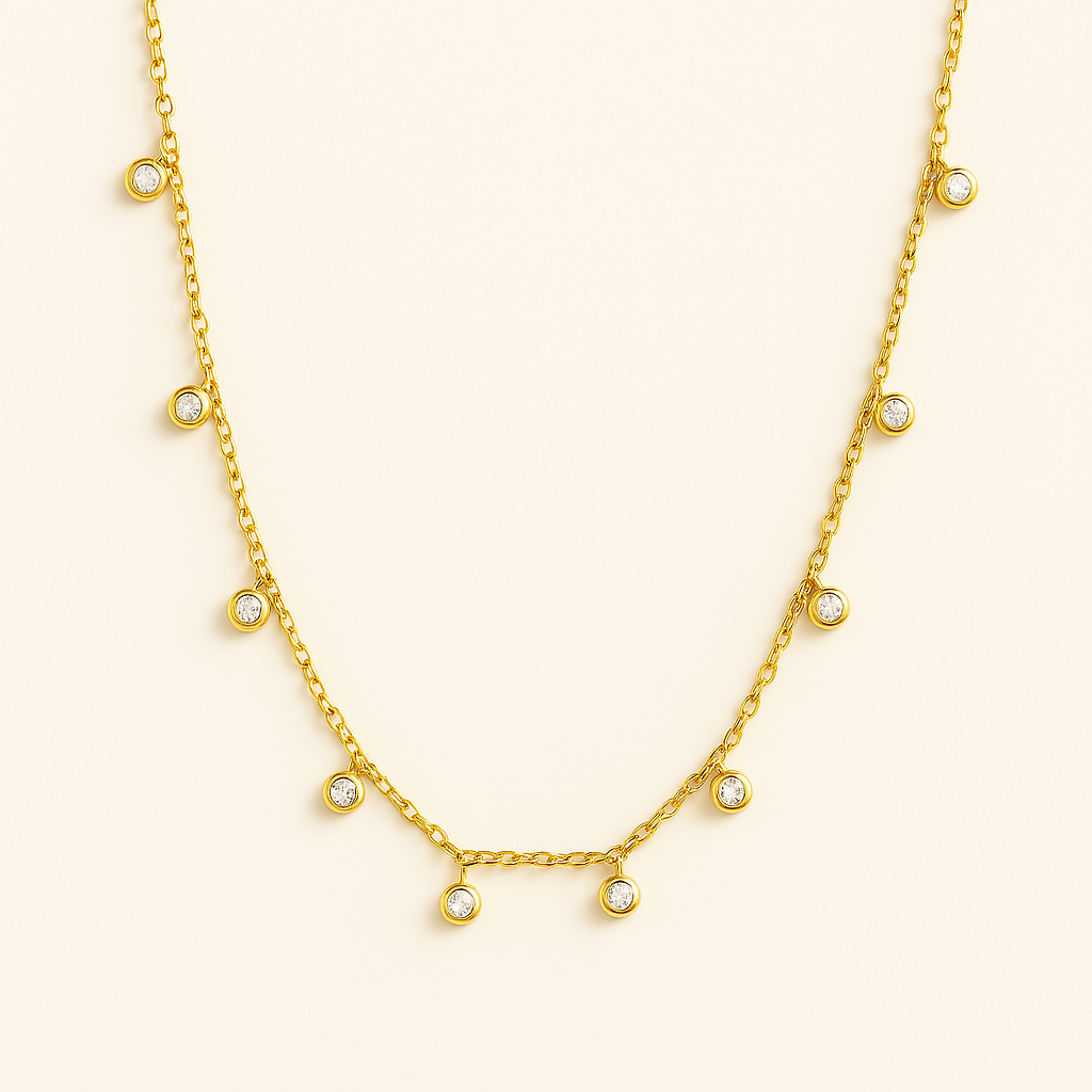 Minimal Lana Necklace - 18K Gold Plated