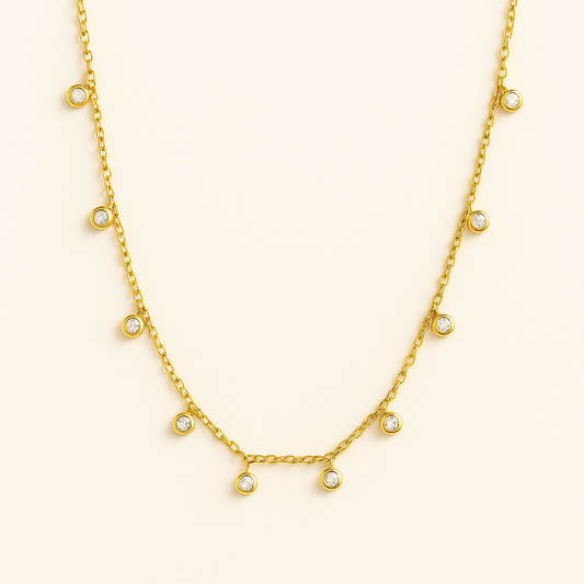 Minimal Lana Necklace - 18K Gold Plated