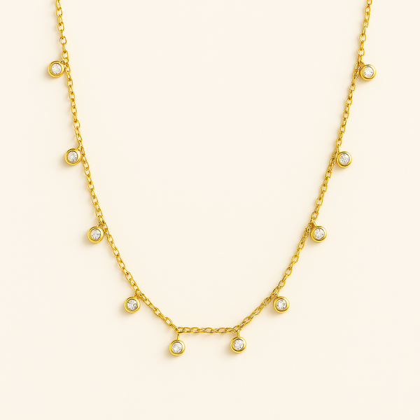 Minimal Lana Necklace - 18K Gold Plated