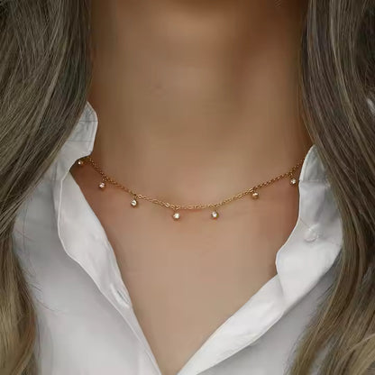 Minimal Lana Necklace - 18K Gold Plated