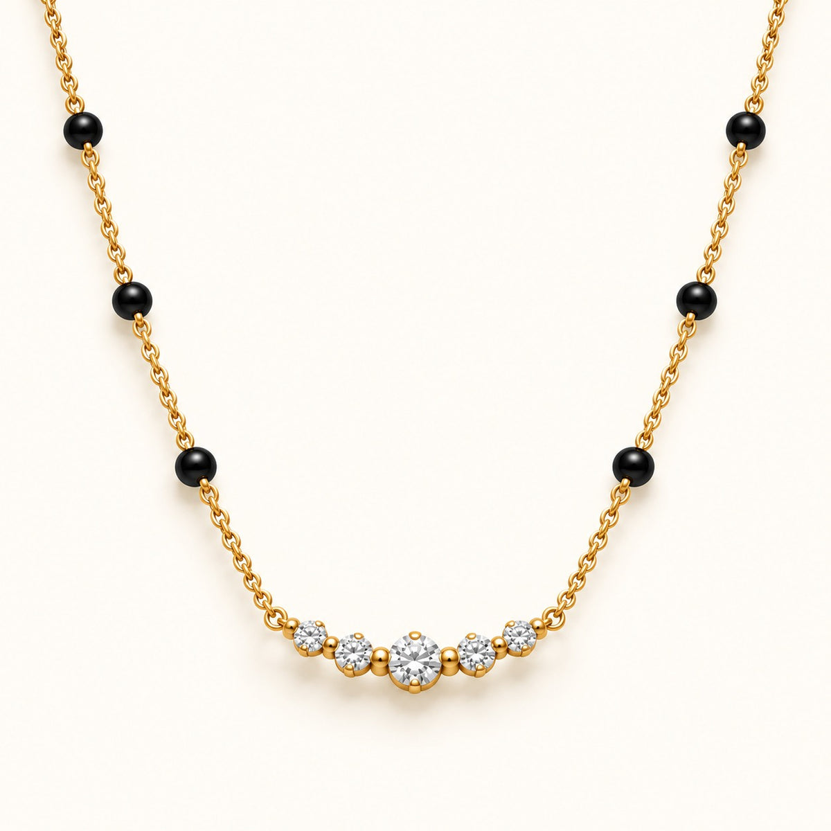 Lunara Mangalsutra - 18K Gold Plated