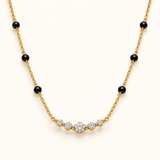 Lunara Mangalsutra - 18K Gold Plated