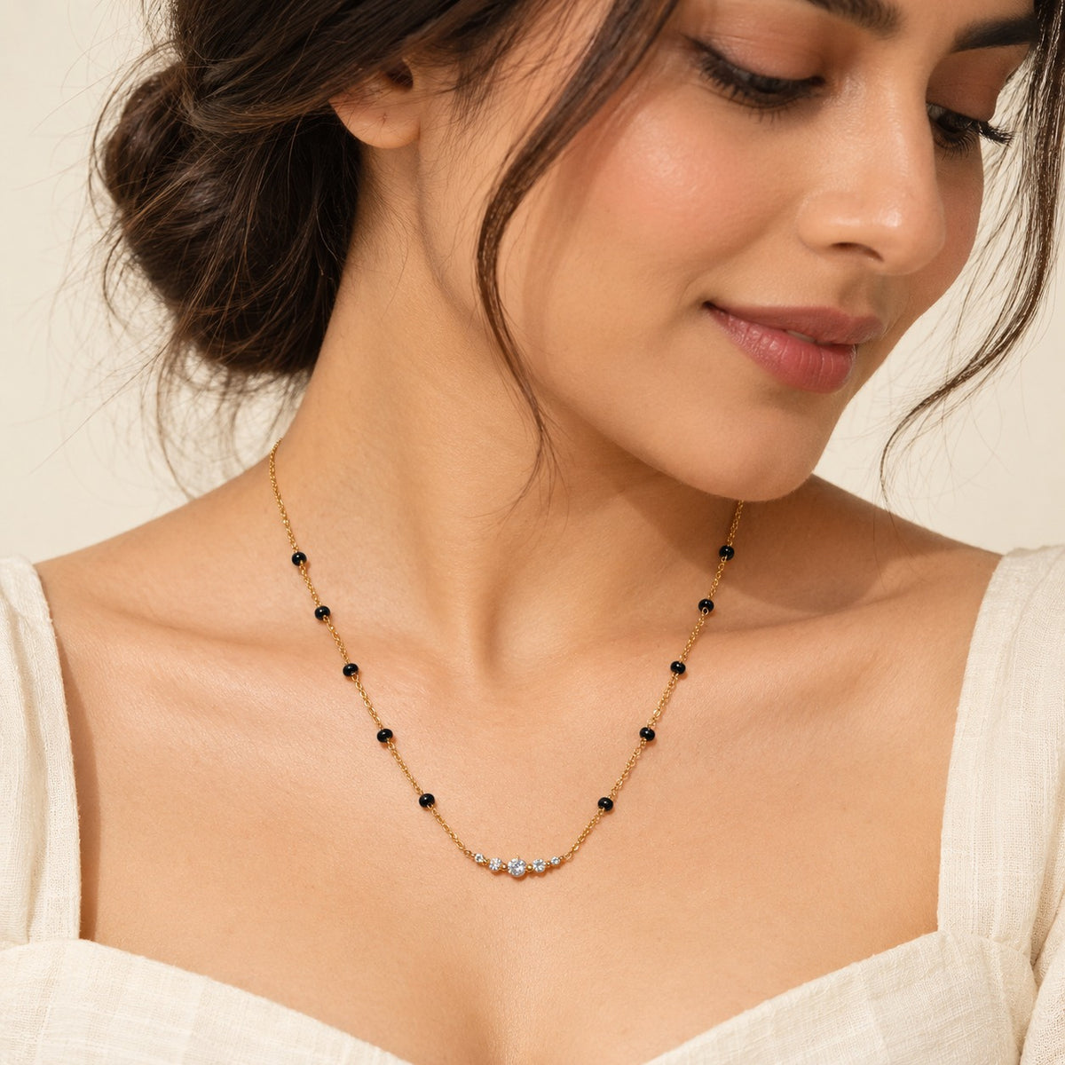 Lunara Mangalsutra - 18K Gold Plated