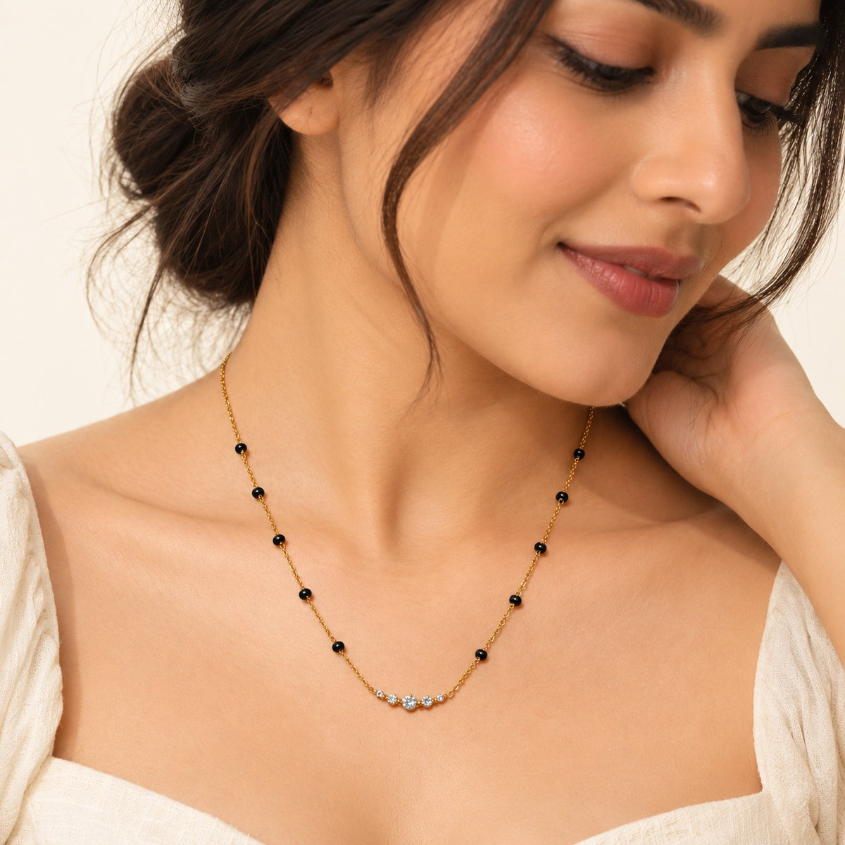 Lunara Mangalsutra - 18K Gold Plated