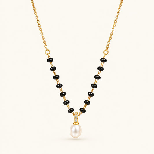 Noira Pearl Mangalsutra - 18K Gold Plated
